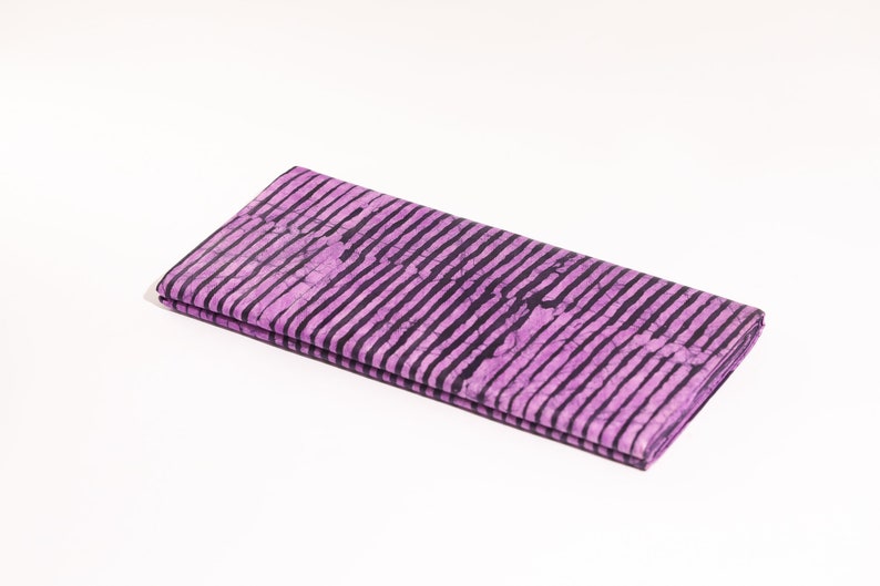 Moremi Violet Black Adire